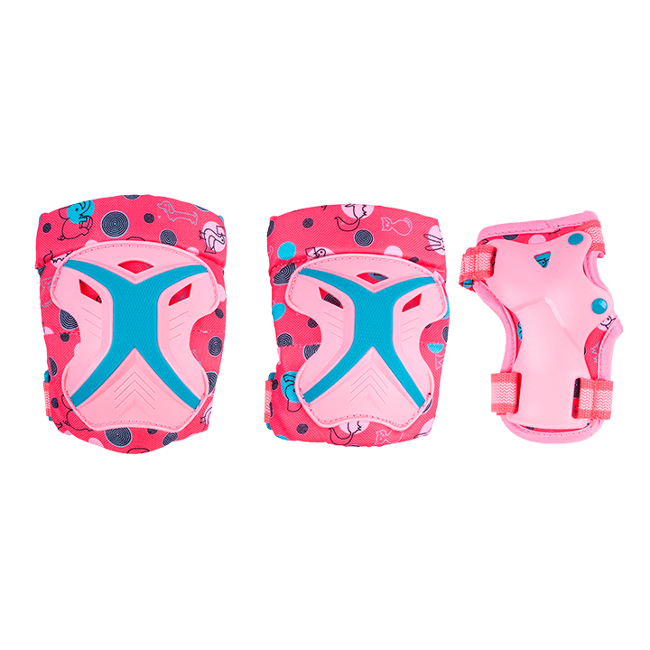картинка Защита Tech Team Safe Fit Kids 3.0 (розовый) | велосалон Драйв г. Липецк