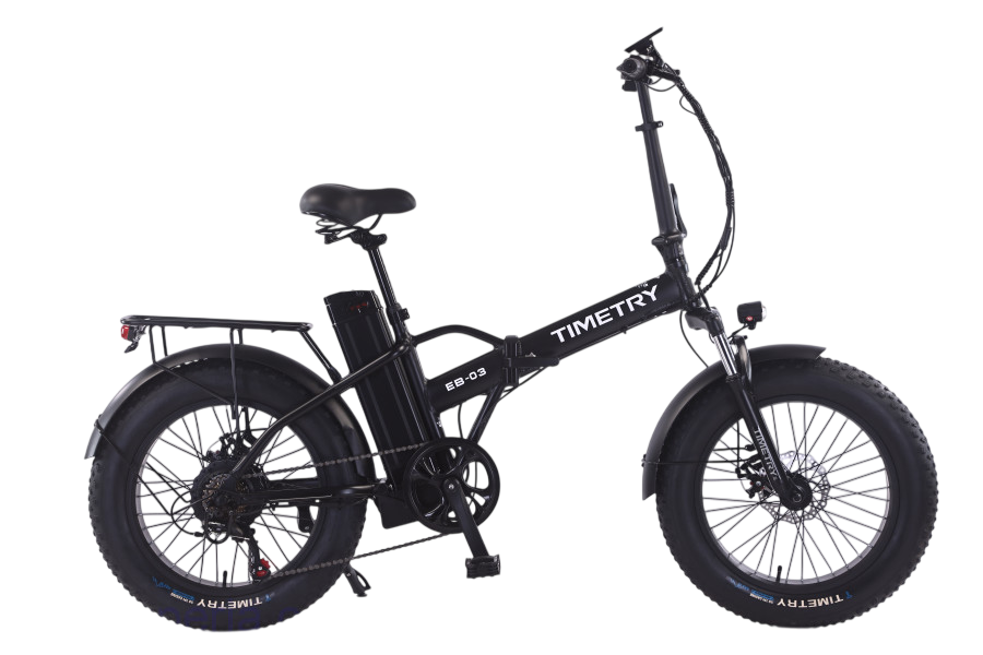картинка Электровелосипед Timetry D908 20" (черный) | велосалон Драйв г. Липецк