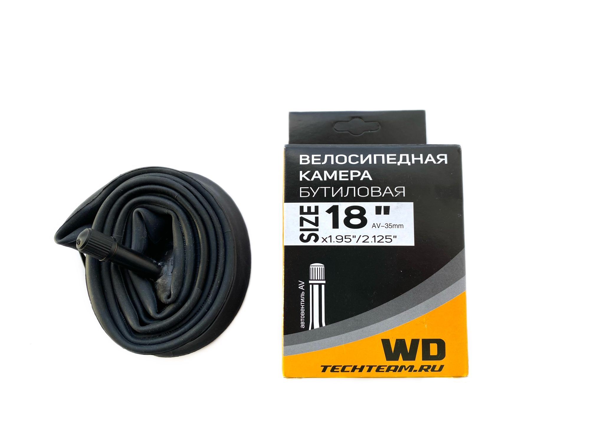 картинка Камера 18'' (1.95-2.125) WD Tech Team AV-35мм | велосалон Драйв г. Липецк